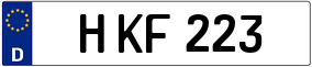 Truck License Plate